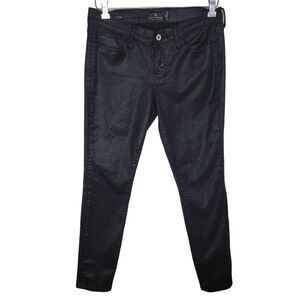 Lucky Brand Charlie Black Skinny sparkle Jeans size 8